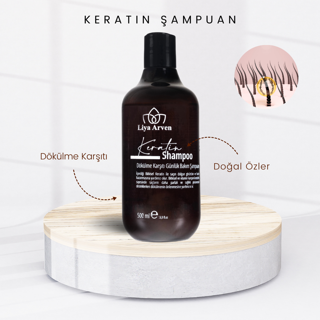 Dökülme Karşıtı Keratin Şampuan - 500ml