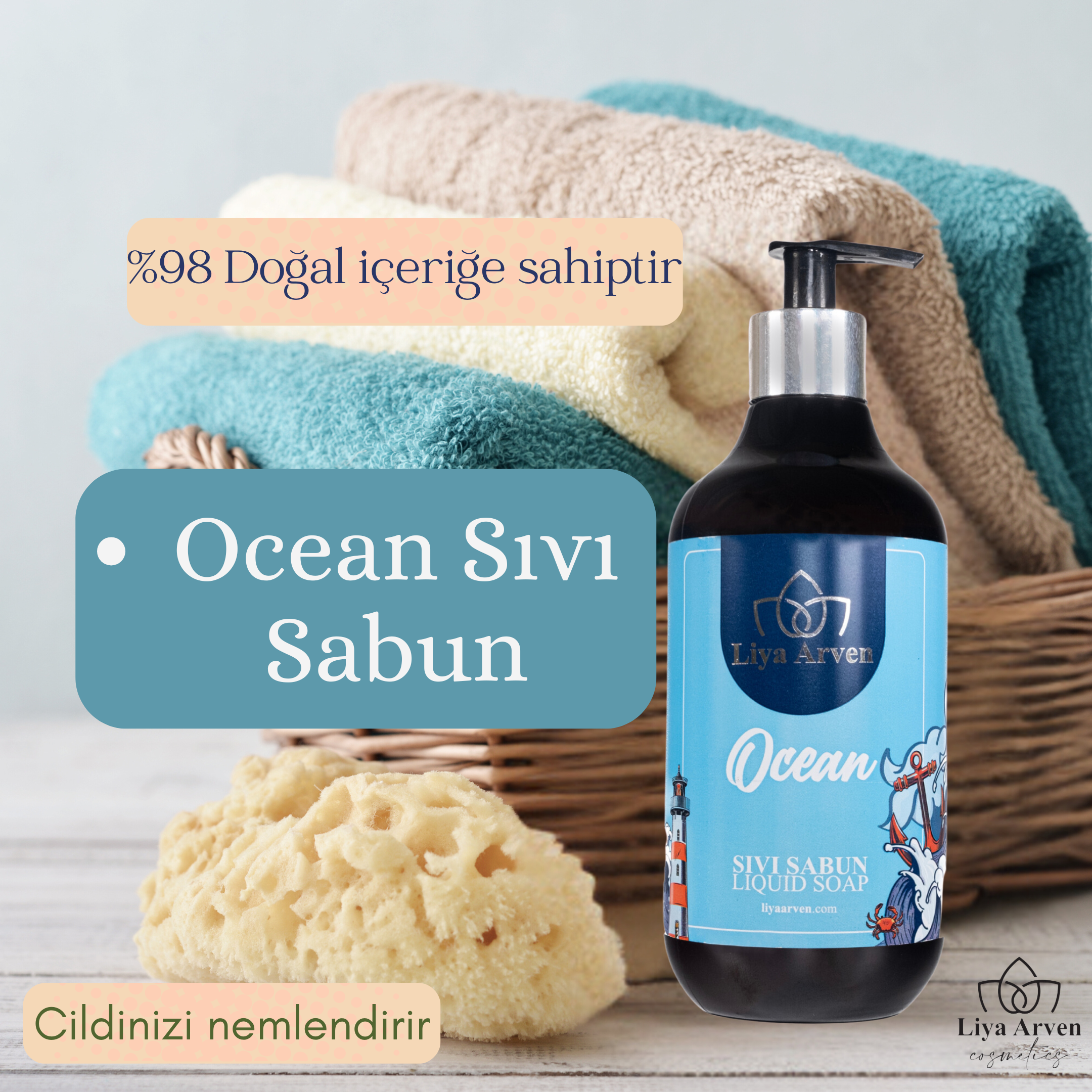  Ocean Sıvı El Sabunu - 500ml