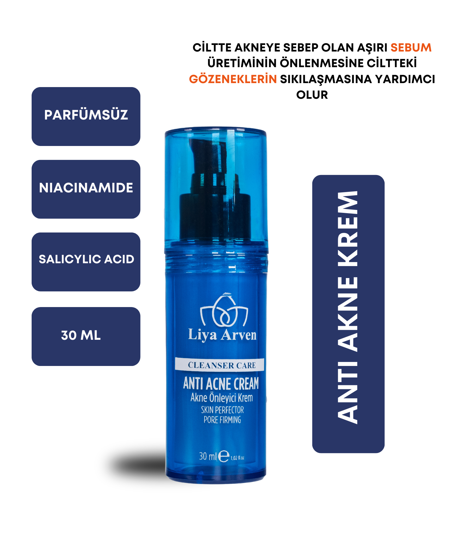 Akne Önleyici Krem - 30ml